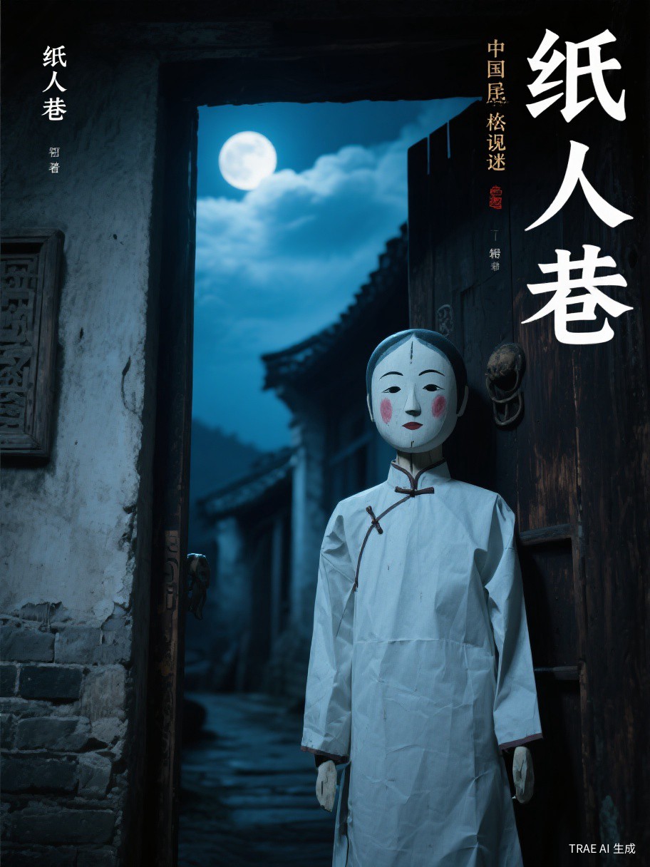 纸人巷 - 纸灯客著 | 悬疑小说封面