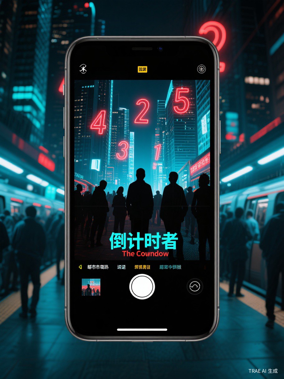 倒计时者 - 渡鸦七著 | 都市悬疑小说封面